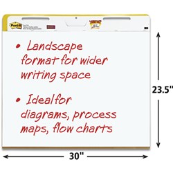 Post-It Self Stick Easel Pad 559 Ls 597X762Mm Landscape