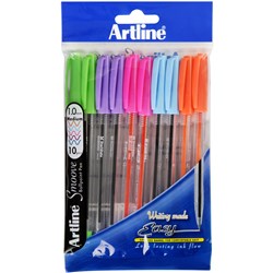 Artline Smoove 8210 Medium Brights Assorted Ballpoint Pen