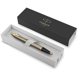 Pen Ballpoint Parker Im Brushed Ss Gt