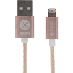 Moki 90Cm Rose Gold Lightning Cable