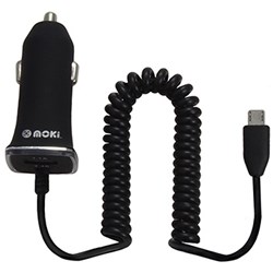 Moki Micro Usb Charger Fixed Charger Black