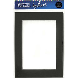 Pre Cut Mountboards - Black & White (reversible) - A3 - pack 10