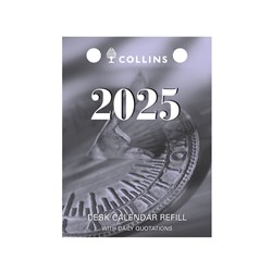 Collins 2025 Top Punch Calendar Refill