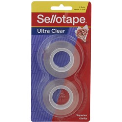 Sellotape 18mmx25m Ultra Clear Tape Refill
