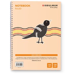 Bibbulmun A4 120 Page Spiral Notebook
