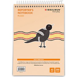 Bibbulmun A5 300 Page Spiral Reporters Notebook