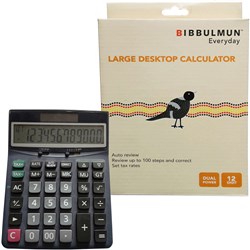 Bibbulmun Desktop Large 12 Digit Calculator