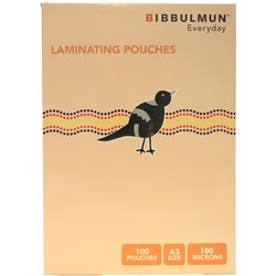 Bibbulmun A3 100 Micron Laminating Pouch