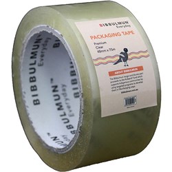 Bibbulmun Premium 48mmx75m Clear Packaging Tape