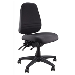 Stateline Endeavor 103 4 Lever Medium Back Black Task Chair