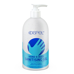 Dispel Hand Sanitiser Gel 500ml Pump Bottle