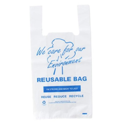 Reusable Singlet Bag 250 x 500w125SG 1000/carton