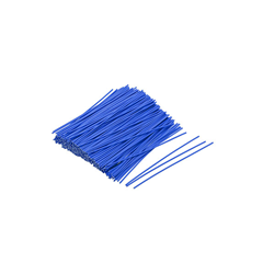 Blue Vinyl Coated Twist Ties 100mm