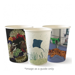 BC-12-ART SERIES 12oz Single Wall BioCup Art Series 1000/carton