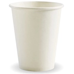 BC-8W 8oz Single Wall BioCup White 1000/carton