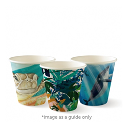 BC-8(90)-ART SERIES 8oz 90mm Single Wall BioCup Art Series 1000/carton