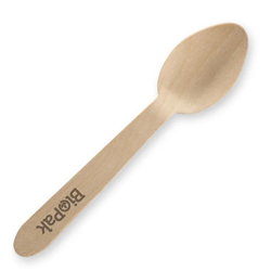 HY-10TS 10cm Wooden Teaspoon Uncoated 2000/carton