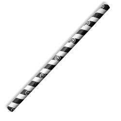 JP-PBS-10X197-BS Jumbo Straw with Black Stripe 2500/carton