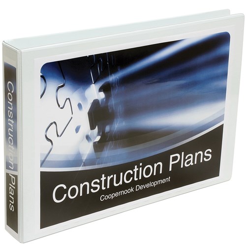 3 Ring Insert Binder Enviro A3 3 D Ring 32mm White Landscape Insert