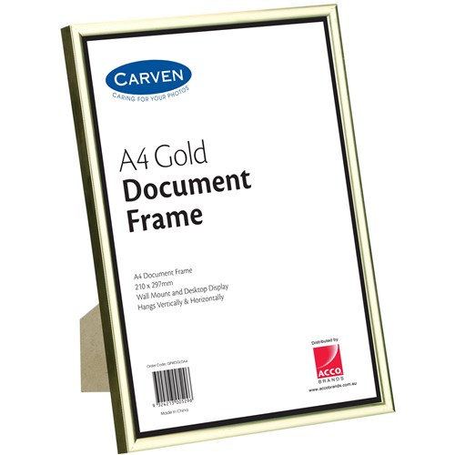 Certificate Frames Frame Certificate A4 Gold United Office Choice